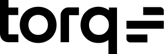 Torq logo in bold black lettering.